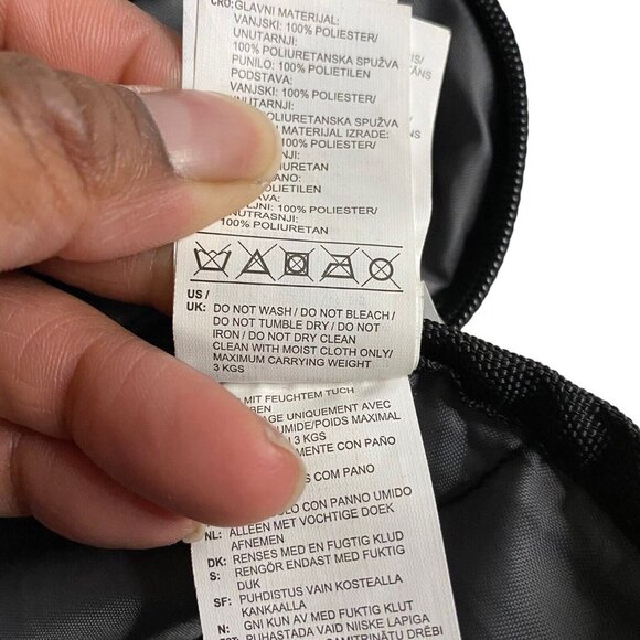 Adidas Classic Black Patterned Backpack - Picture 11 of 11